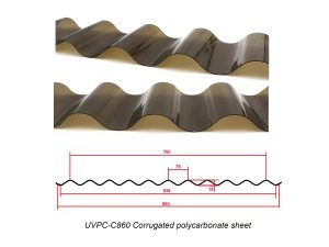 Corrugated polycarbonate