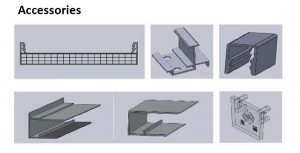 Polycarbonate roofing accessories