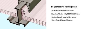 Polycarbonate Roofing Panel